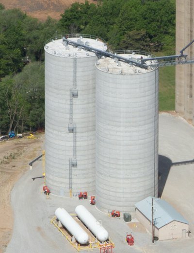 Jumpform Concrete Silos with Below Grade Conical Hoppers