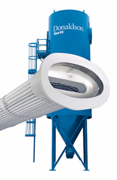 RF Baghouse with Pleated Bag1