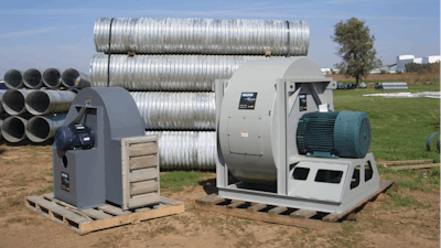 High pressure centrifugal fans