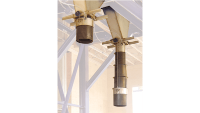 Telescopic dust spout